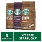 Café Em Pó Starbucks - 3 Pacotes - 750g - 100% Arábica