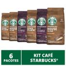 Café Em Pó Starbucks - 6 Pacotes - 1.500g - 100% Arábica