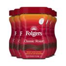 Café Folgers Classic Roast Instantâneo 340g Pacote com 6