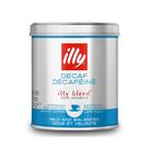 Café Illy Descafeinado Moído Espresso Lata 125g Café Illy Descafeinado Moído Espresso Lata 125g