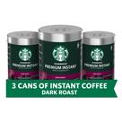 Café instantâneo Starbucks Dark Roast 90g, pacote com 3