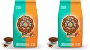 Café moído The Original Donut Shop Nutty Caramel 340g, pacote com 2 unidades