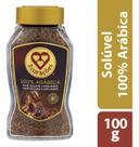 Cafe Soluvel Liofilizado 100% Arabica Vidro 100g 3 Coracoes