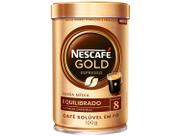Café Solúvel Nescafé Gold Espresso Intensidade 8 - Lata 100g