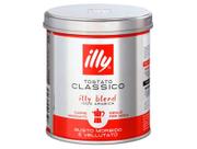 Café Torrado e Moído Especial Illy Classico Moka 100% Arábica Lata 125g
