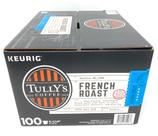 Café Tully's French Roast K-Cup em cápsulas 11,8 mL (100 unidades)