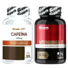 Cafeina Pura 200mg 120 Caps + Vitamina E 75 Caps Growth