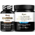 Cafeina Pura 200mg 60 Caps + Colágeno 150g Growth Supplements