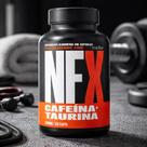 Caféina Taurina 500mg 60 Cápsulas New Four: Energia e Foco Intenso