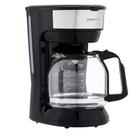 Cafeteira Amazon Basics de 12 xícaras com filtro reutilizável preto