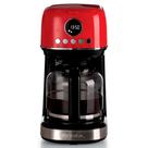 Cafeteira ariete moderna americana jarra de vidro 15 xicaras vermelho 220v 00m139600arbr