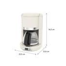 Cafeteira Arno Linha Soleil com Jarra de 1,25 Litros Sfcm Marfim - 220v