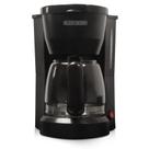 Cafeteira BLACK+DECKER DCM600B de 5 xícaras com garrafa de vidro Duralife