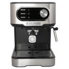 Cafeteira BlackDecker CE1100G 1,5L 1100W Expresso Gourmand Gris 127V Preto Inox