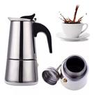 Cafeteira Café Expresso Italiana Pequena 4 Xícara Inox 200ml