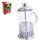 CAFETEIRA / CHALEIRA FRANCESA DE VIDRO E INOX 800ml