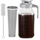 Cafeteira Cold Brew Glyntrof Pitcher 1.9L com filtro de aço inoxidável