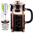 Cafeteira de prensa francesa YMMIND 304 de aço inoxidável 350mL