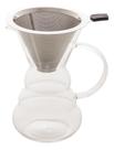 Cafeteira De Vidro Borossilicato Com Filtro Em Inox 500ml Co
