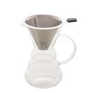 Cafeteira De Vidro Com Filtro Em Inox Lyor 500ml