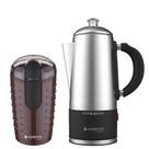 Cafeteira e Moedor Cadence 1,5 Litros Gran Italiana Inox, 220 Volts