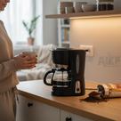 Cafeteira Elétrica 30 Xícaras 127V Preta Bivolt com Timer e Função Manter Aquecida Cafeteira Elétrica 30 Xícaras 127V Preta Bivolt com Timer e Função Manter Aquecida