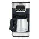 Cafeteira elétrica digital progamável black decker cm350g-br em inox 1,5l filtro lavável 900w 127v