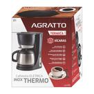 Cafeteira Elétrica Inox 25 Xícaras Agratto THERMO 25X 127v