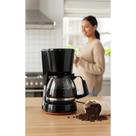 Cafeteira Elétrica Rápida Jarra Vidro Preto