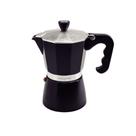 Cafeteira Expresso Italiana Tramontina Em Alumínio Preto Com Cabo Em Nylon 320 Ml