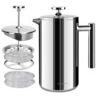 Cafeteira French Press Secura 304 em aço inoxidável 1.5L