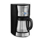 Cafeteira Hamilton Beach programável de 10 xícaras de aço inoxidável