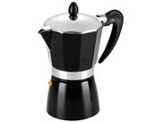Cafeteira Haüskraft 6 Xícaras Manual Preta Italiana