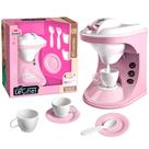 Cafeteira Infantil Brinquedo Le Chef com Xícaras Pratos Talheres e Sai Água 7 Peças