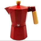Cafeteira Italiana de Alumínio 9 Xícaras 450 ml Vermelha Wincy 450ml (servindo 9 xícaras de café)