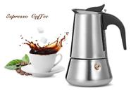 Cafeteira Italiana Em Inox Para 4 Cafés
