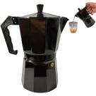Cafeteira Italiana manual para 9 cafés preta dasshaus