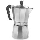 Cafeteira Italiana Moka 3 Xícaras Alumínio Cafeteira Expresso Manual para Café Tradicional