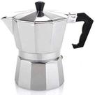 Cafeteira Italiana Moka 3 Xícaras Alumínio Manual para Café Expresso Tradicional