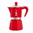 Cafeteira Italiana Moka Bialetti Rainbow Vermelha 3 xícaras Cafeteira Italiana Moka Bialetti Rainbow Vermelha 3 xícaras