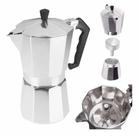 Cafeteira italiana serve 9 xicaras café