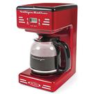 Cafeteira Nostalgia Retro 12 xícaras programável vermelha