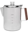 Cafeteira Percolator COLETTI Bozeman 9 xícaras de aço inoxidável Cafeteira Percolator COLETTI Bozeman 9 xícaras de aço inoxidável
