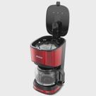 Cafeteira Philco 600ml 550W Vermelha Inox Bivolt Corta-pingo Placa Aquecedora Filtro Permanente
