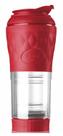 Cafeteira portatil prensa francesa copo pressca - vermelho ruby