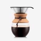 Cafeteira Pour Over Bodum 1L com filtro de aço inoxidável