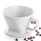 Cafeteira Pour Over DOWAN, cerâmica branca não elétrica