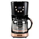 Cafeteira Programável HADEN para 12 Xícaras Preto Cobre Cafeteira Programável HADEN para 12 Xícaras Preto Cobre