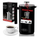 Cafeteira SterlingPro French Press 1.75L em aço inoxidável Cafeteira SterlingPro French Press 1.75L em aço inoxidável