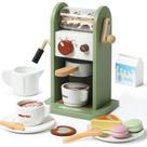 Cafeteira Toy Smartwo Kids Wooden com moedor 17 unidades